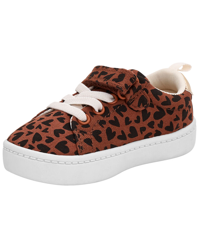 Toddler Heart Leopard Sneakers, image 6 of 7 slides