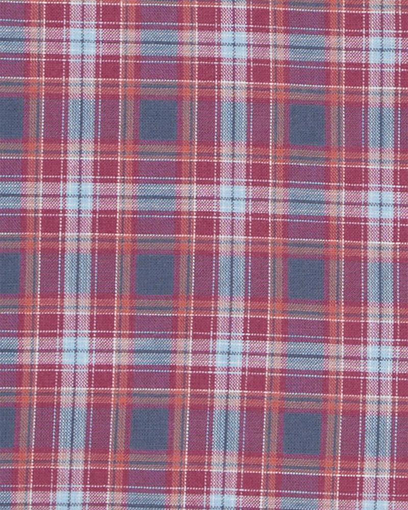 Toddler Plaid Button-Front Shirt, image 3 of 4 slides