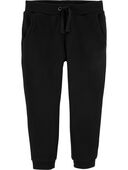 Black - Toddler Pull-On French Terry Joggers