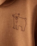 Toddler Boy Bear Print Long-Sleeve Tee & Pant Set - Brown, image 2 of 6 slides