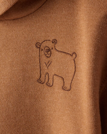 Toddler Boy Bear Print Long-Sleeve Tee & Pant Set - Brown, 