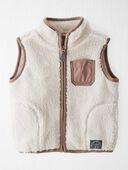 Toasted Wheat - Baby Recycled Sherpa Vest