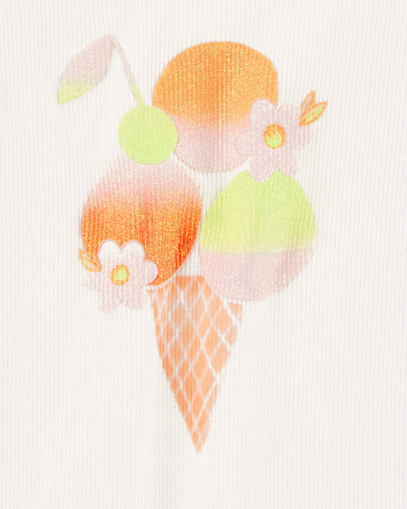 Toddler Ice Cream Flutter Tank, image 2 of 3 slides