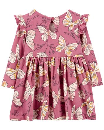 Baby Butterfly Jersey Dress, 