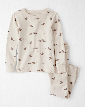 Toddler Organic Cotton Pajamas in Beavers' Creek Print, 
