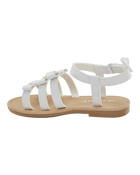 Toddler Strappy Sandals - White, image 6 of 7 slides