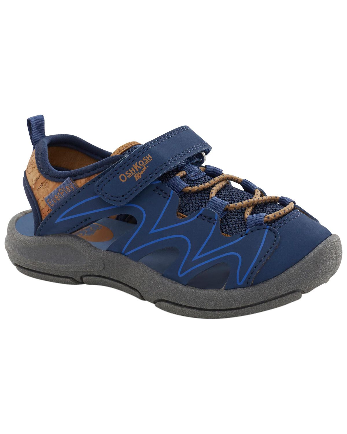 Navy Kid Play Sneakers