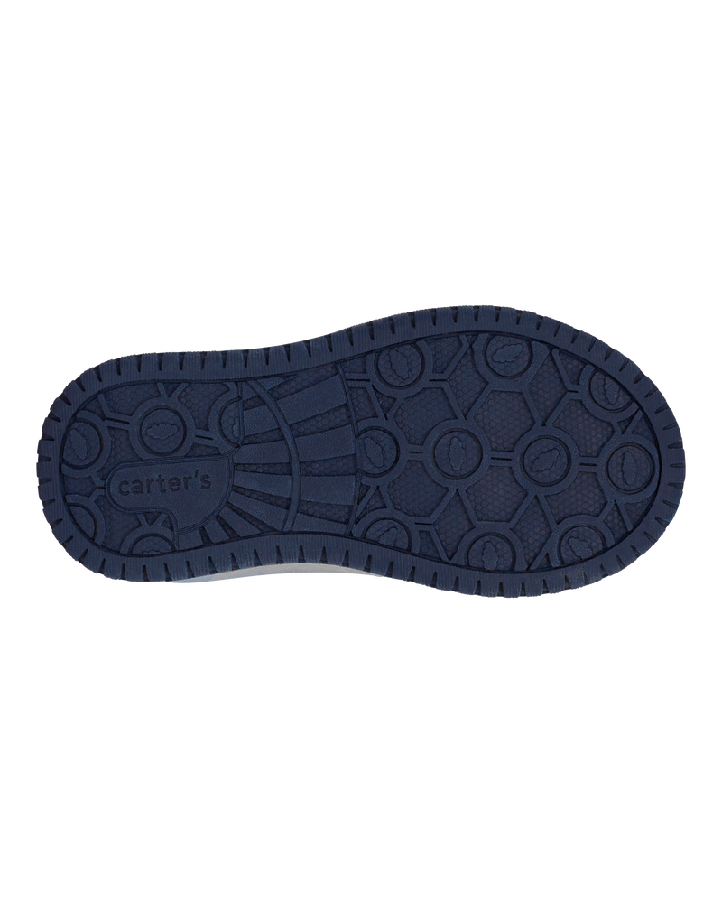 Toddler Light-Up Casual Sneakers - White/Navy, image 6 of 8 slides