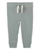 Baby 3-Piece Ribbed Outfit Set - Green, image 2 of 4 slides