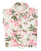 Toddler Floral Sleeveless Fashion Top - Ivory, image 1 of 3 slides