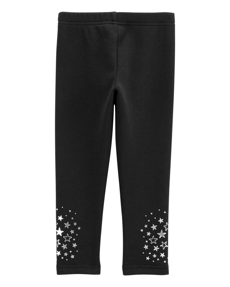 Toddler Star Cozy Fleece Leggings, image 5 of 8 slides