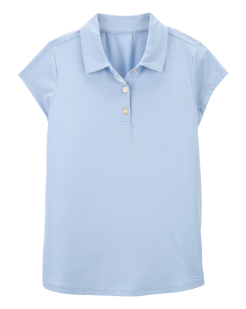 Kid Uniform Polo in Active Mesh, 
