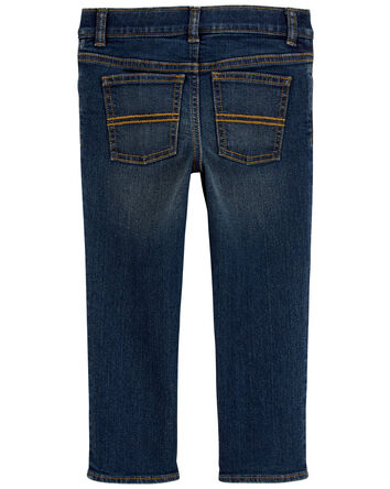 Baby Straight Leg Denim Jeans, 