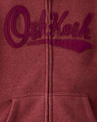 Boys DayDream Fleece Jacket - Red, image 2 of 3 slides