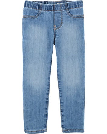 Toddler Elastic Waist Winchester Wash Jeggings, 