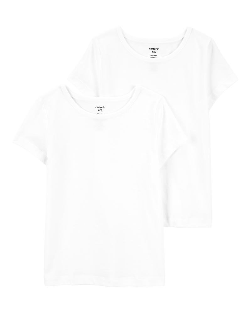 2-Pack Cotton Undershirts, image 1 of 3 slides