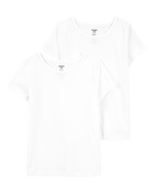 2-Pack Cotton Undershirts, image 1 of 3 slides