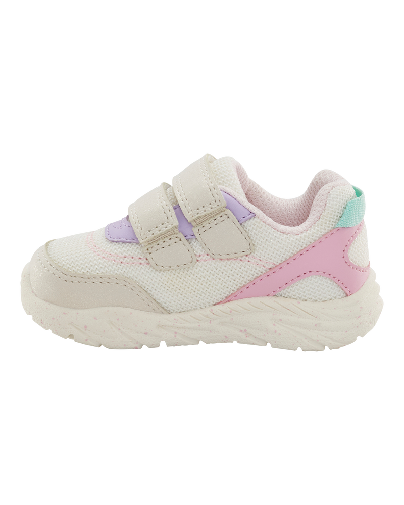  Every Step® First Walker Fashion Sneakers - White/Pastels
, image 6 of 7 slides