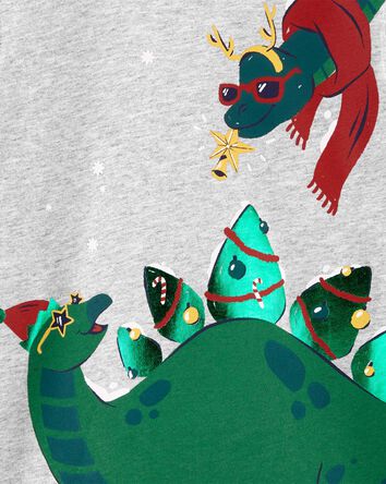 Baby Christmas Dinosaur Graphic Tee, 