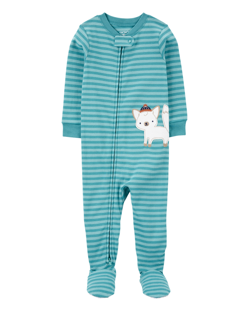 Baby 2-Pack  Cotton Rib 1-Piece Footie Pajamas, image 3 of 6 slides