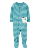 Baby 2-Pack  Cotton Rib 1-Piece Footie Pajamas, image 3 of 6 slides