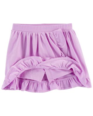 Purple Toddler Ruffle Skort | carters.com