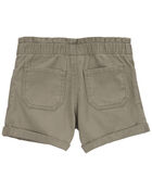 Toddler PaperBag Twill Shorts, image 2 of 3 slides