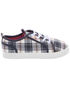Kid Plaid Canvas Sneakers, image 2 of 7 slides