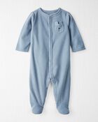Baby Sleep & Play Made with Recycled Microfleece Pajamas, image 1 of 4 slides