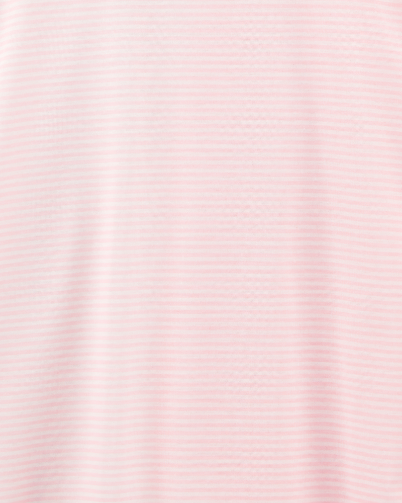 Girls 2-Pack Striped Nightgowns - Pink, image 2 of 4 slides