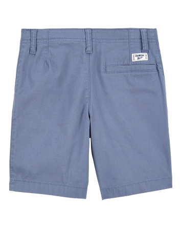 Boys Flat-Front Shorts - Blue, 