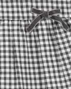 Baby Plaid Twill Long-Sleeve Fashion Top, image 2 of 3 slides