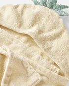 Toddler Organic Terry Cotton Pineapple Towel, image 2 of 4 slides
