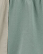 Toddler Colorblock Pull-On Active Shorts - Green, image 5 of 6 slides