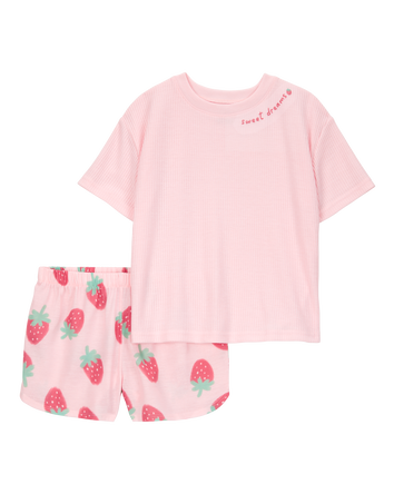 Kid 4-Piece Loose Fit Pajamas, 
