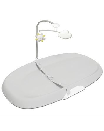 Nursery Style Wipe-Clean Changing Pad - 18 in - Grey, 