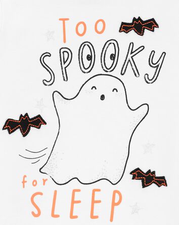 Toddler 2-Piece Halloween Ghost 100% Snug Fit Cotton Pajamas, 