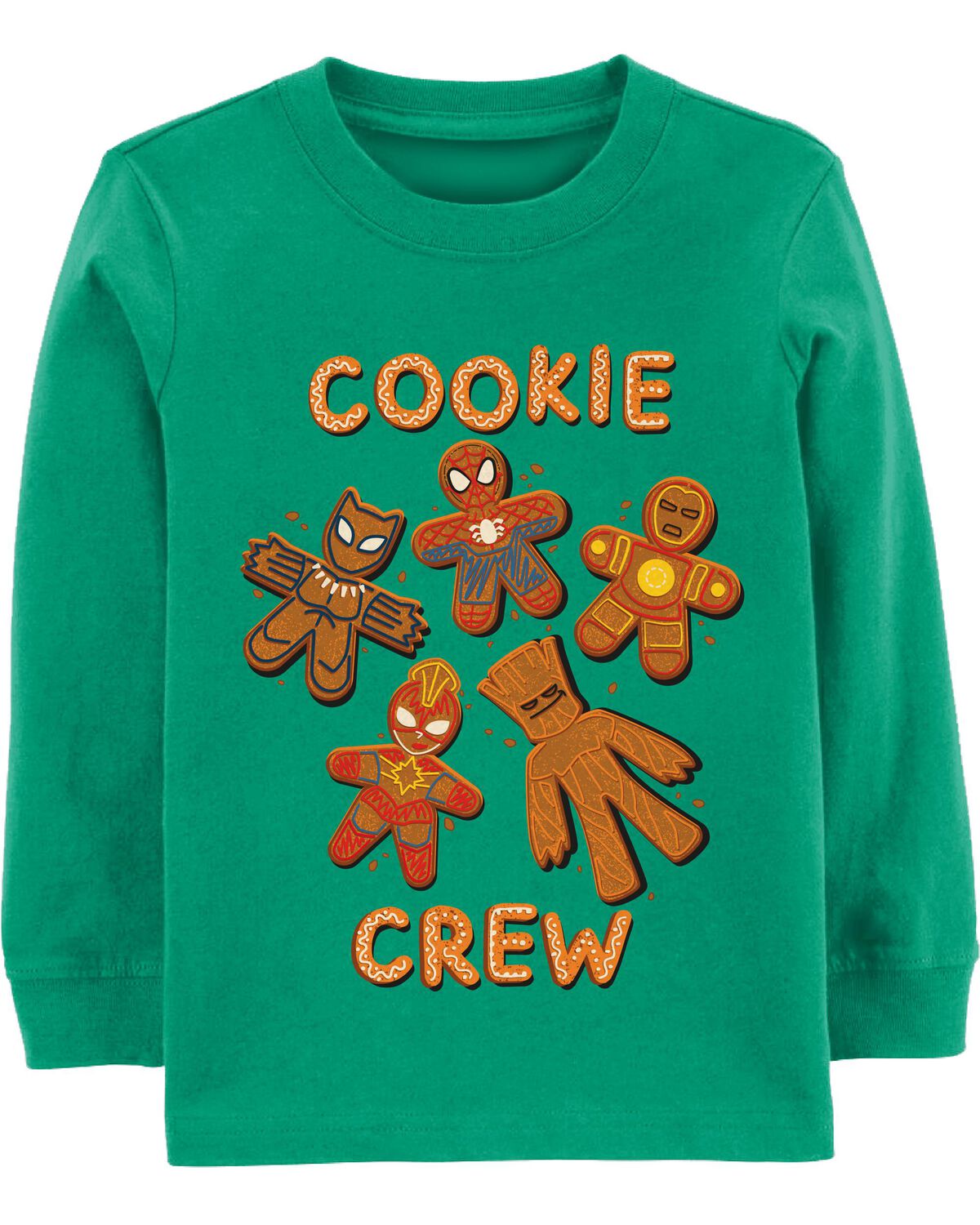 Green Toddler Marvel Christmas Tee