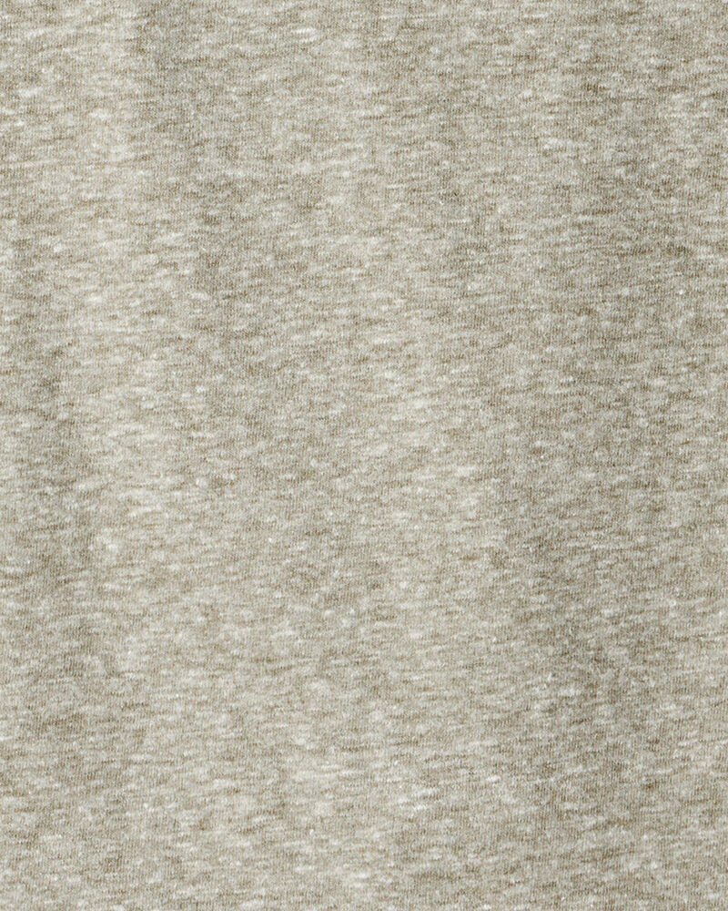 Boys Long Sleeve Henley - Green, image 2 of 3 slides