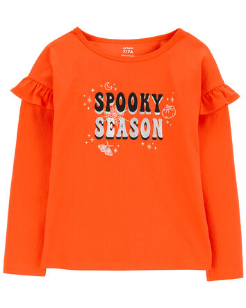 Kid Halloween Spooky Season Graphic Tee, 