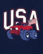 Toddler USA Monster Truck Graphic Tee, image 2 of 3 slides