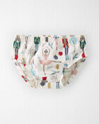 Baby Girl Organic Cotton Dress in Nutcracker Print, image 3 of 6 slides