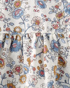 Baby Organic Cotton Floral Print Woven Top, image 3 of 4 slides