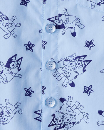 Toddler Bluey Short-Sleeve Shirt - Blue, 