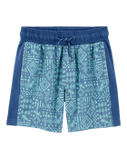 Kid 2-Piece Active Muscle Tank & Shorts Set - Blue, image 4 of 7 slides