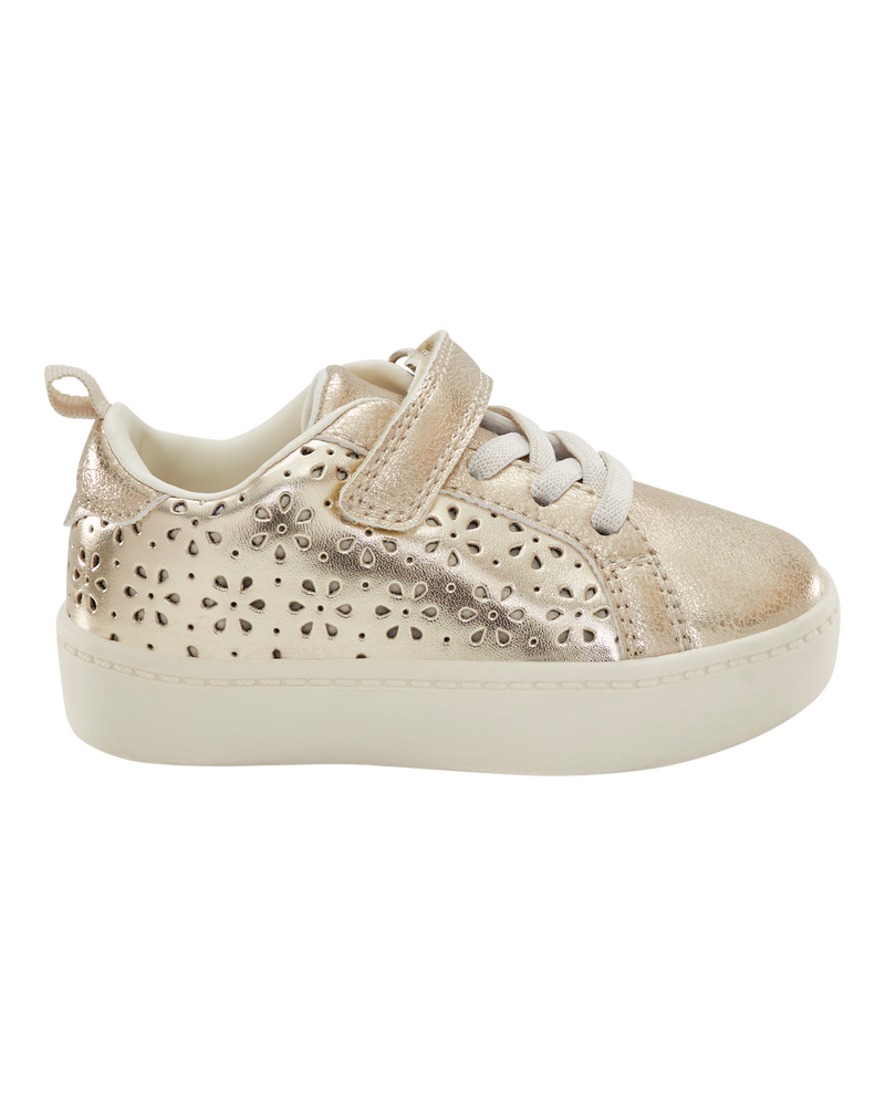 Toddler High-Top Glitter Sneakers - Gold, image 2 of 7 slides