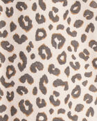 Toddler Girl Cotton Leopard Stretch Leggings - Brown, image 3 of 4 slides