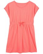 Kid Crinkle Jersey Swimsuit Cover-Up, image 1 of 4 slides