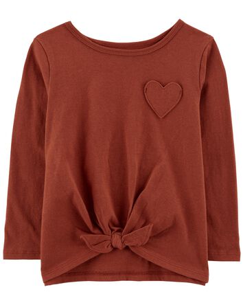 Toddler Tie-Front Jersey Tee, 