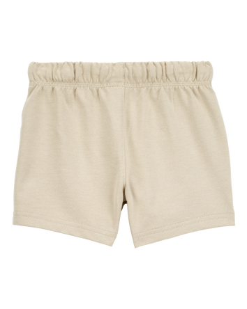 Toddler Pull-On French Terry Shorts - Khaki, 